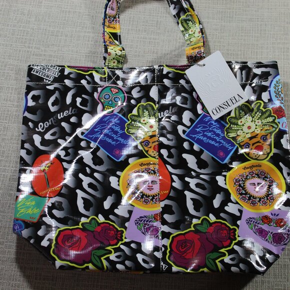 NWT Genuine Consuela Vinyl Tote Bag, Large